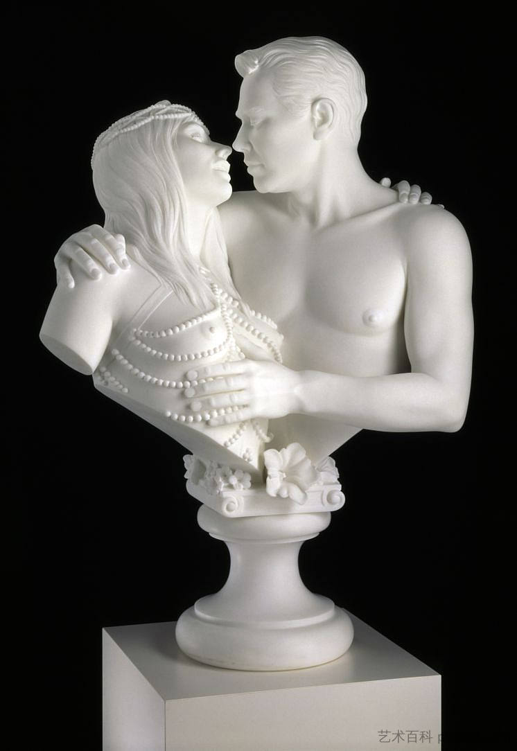 资产阶级半身像——杰夫和伊洛娜 Bourgeois Bust - Jeff and Ilona，杰夫·昆斯