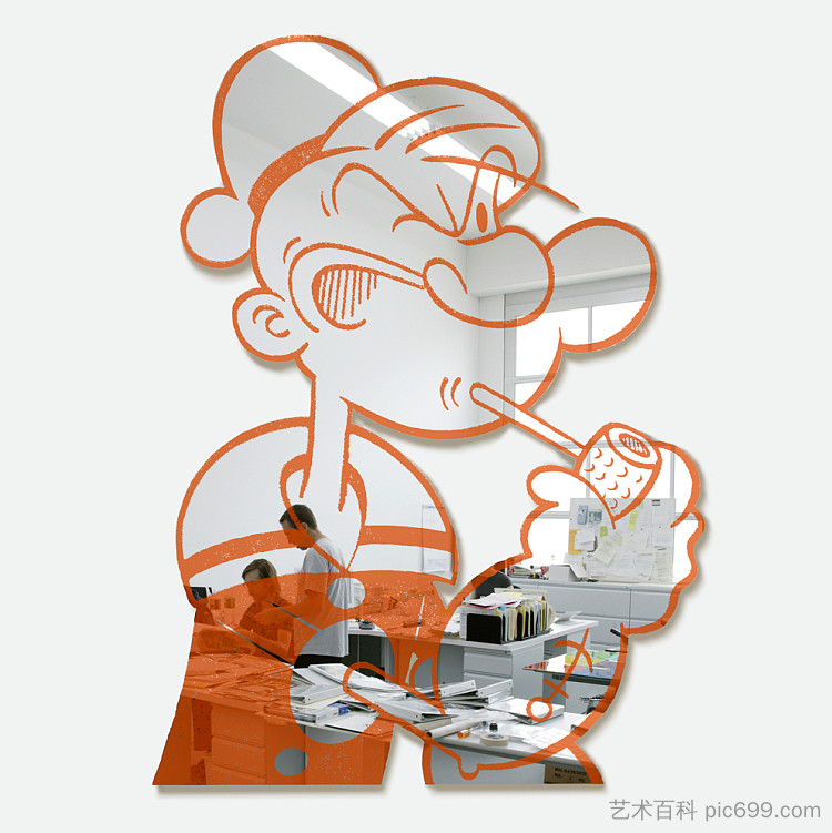 大力水手（橙色） Popeye (Orange) (2004 - 2009)，杰夫·昆斯