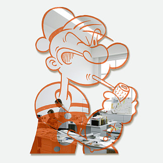 大力水手（橙色） Popeye (Orange) (2004 – 2009)，杰夫·昆斯