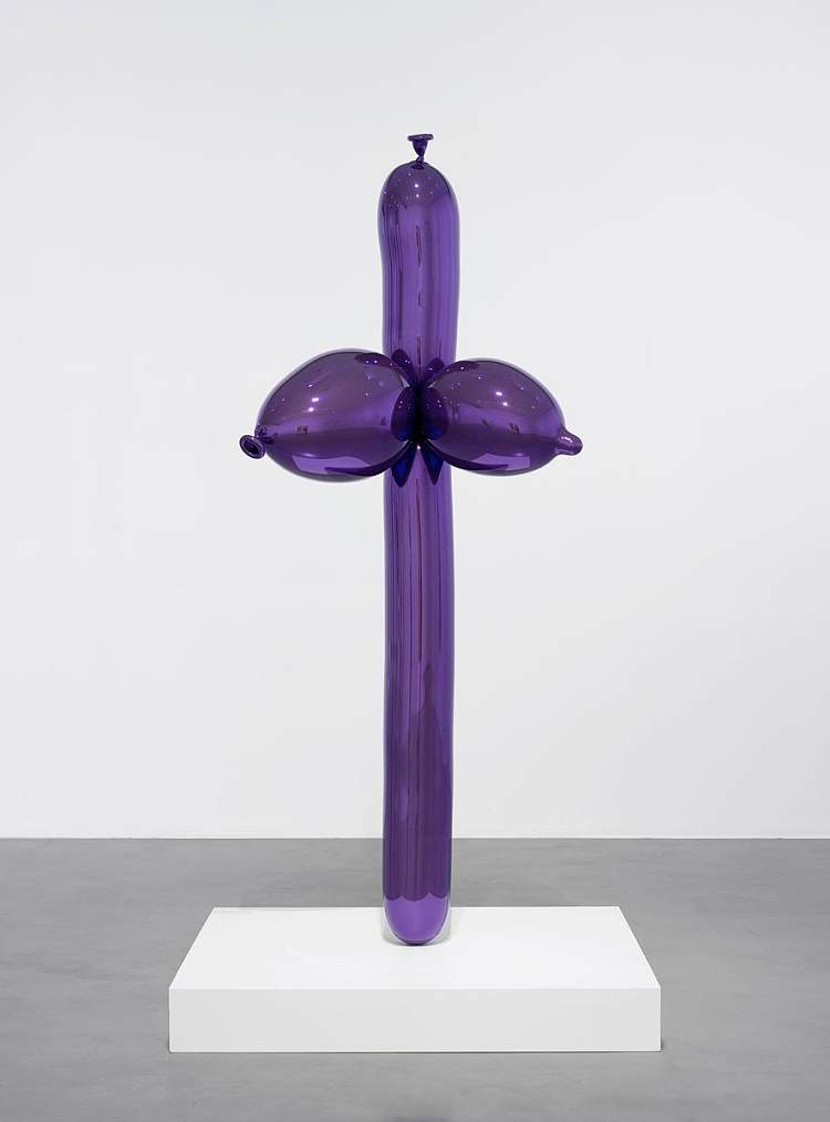 气球维纳斯 多尔尼·维斯托尼采（紫罗兰色） Balloon Venus Dolni Vestonice (Violet) (2013 - 2017)，杰夫·昆斯