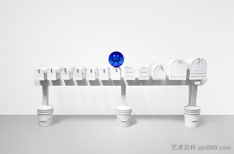 凝视球（邮箱） Gazing Ball (Mailboxes) (2013; United States  )，杰夫·昆斯