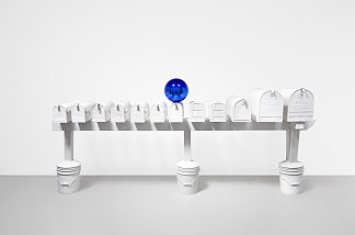 凝视球（邮箱） Gazing Ball (Mailboxes) (2013; United States                     )，杰夫·昆斯