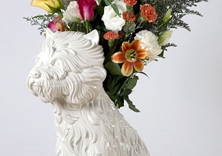 小狗花瓶 Puppy Vase，杰夫·昆斯