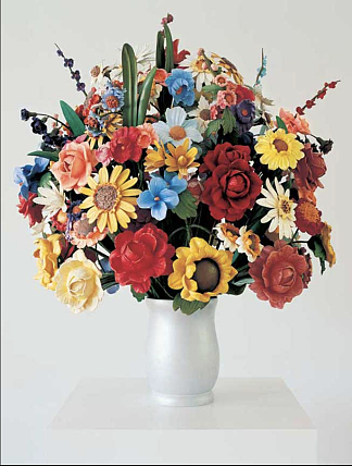 大花瓶 Large Vase of Flowers (1991)，杰夫·昆斯