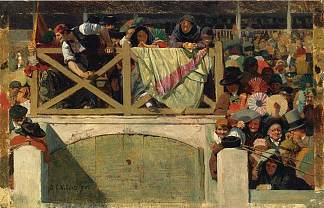 在科里达 At the Corrida (1875)，吉安·乔治斯·维伯特
