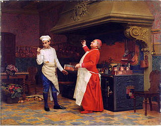 奇妙的酱汁 The Marvelous Sauce (c.1890)，吉安·乔治斯·维伯特