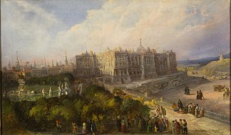 马德里皇宫的景色 Vista Del Palacio Real De Madrid (1854)，耶纳罗·佩雷斯·维拉米尔