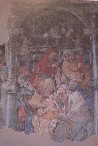 美因河畔法兰克福卡尔梅莱特克洛斯特的壁画 Fresco in the Karmeliterkloster, Frankfurt am Main，耶尔格·拉特格勃