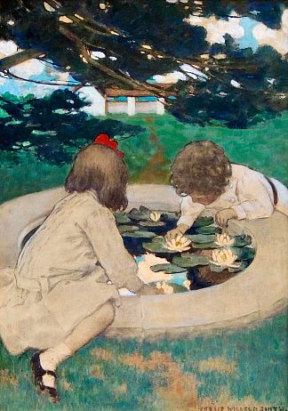 百合池 The Lily Pool (1903; United States                     )，杰西·威尔考克斯·史密斯