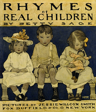 真实儿童韵律封面 Rhymes of Real Children Cover (1903; United States                     )，杰西·威尔考克斯·史密斯