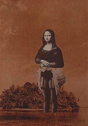 水中的蒙娜丽莎 Mona Lisa in Water (1974)，吉米·埃恩斯特