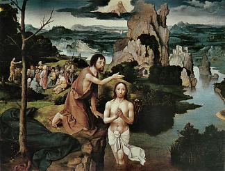 基督的洗礼 The Baptism of Christ (1515)，约阿希姆·帕蒂尼尔