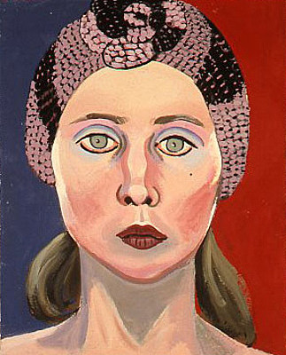 针织帽自画像 Self-Portrait in Knit Hat (1972)，琼布朗