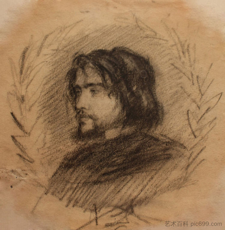 自画像 Self portrait，琼·布鲁尔