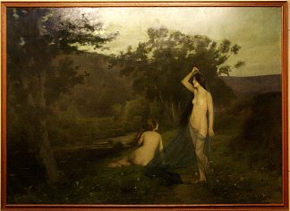 奥卡河的若虫 The Nymphs of the Oca river (c.1898)，琼·布鲁尔