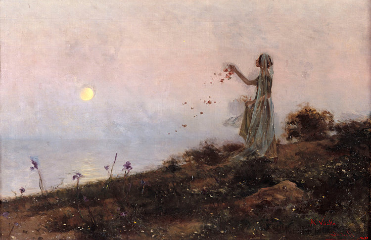 黄昏 Twilight (c.1899)，琼·布鲁尔