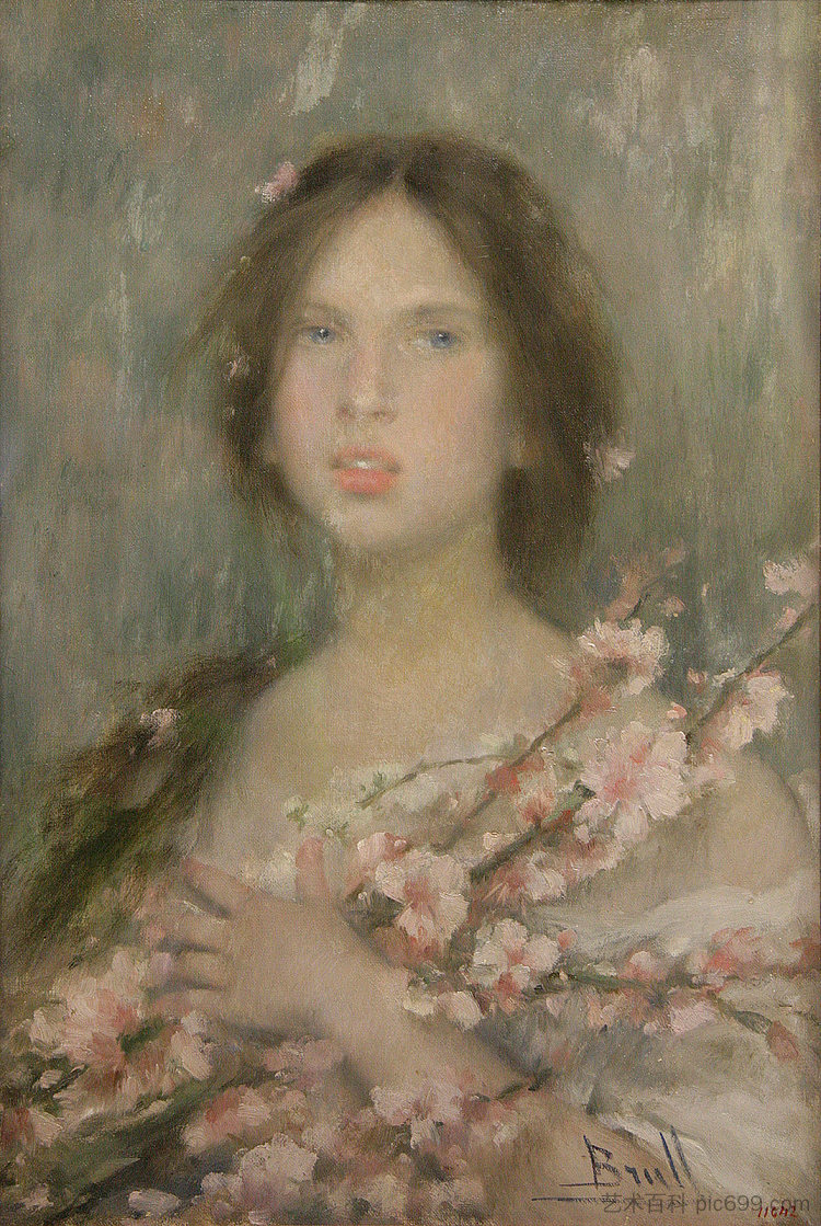 早花 Early flowers (1896)，琼·布鲁尔