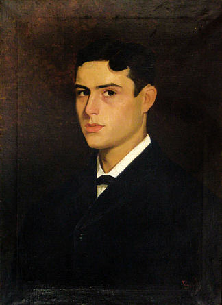 米克尔·兰比亚斯·阿德罗弗的肖像 Portrait Of Miquel Llambías Adrover (1883)，琼·布鲁尔