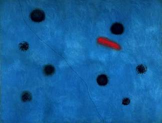 蓝色 I Blue I (1961)，胡安·米罗