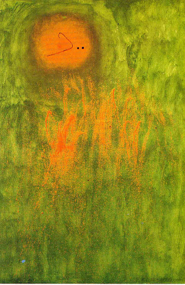 2颗行星追逐的头发 Hair Pursued by 2 Planets (1968),胡安·米罗