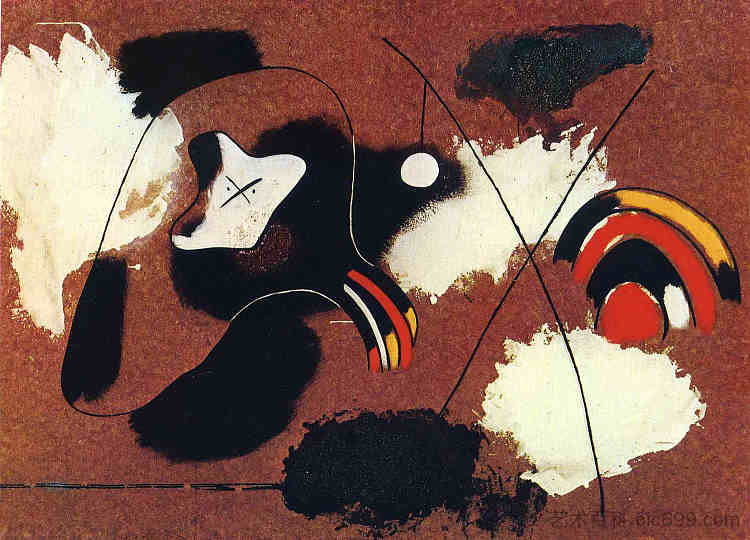 画 Painting (1936)，胡安·米罗