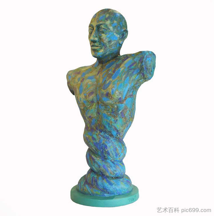 根躯干 1.涤纶腻子 Rooted Torso 1. Polyester Putty (2018)，琼·图塞特