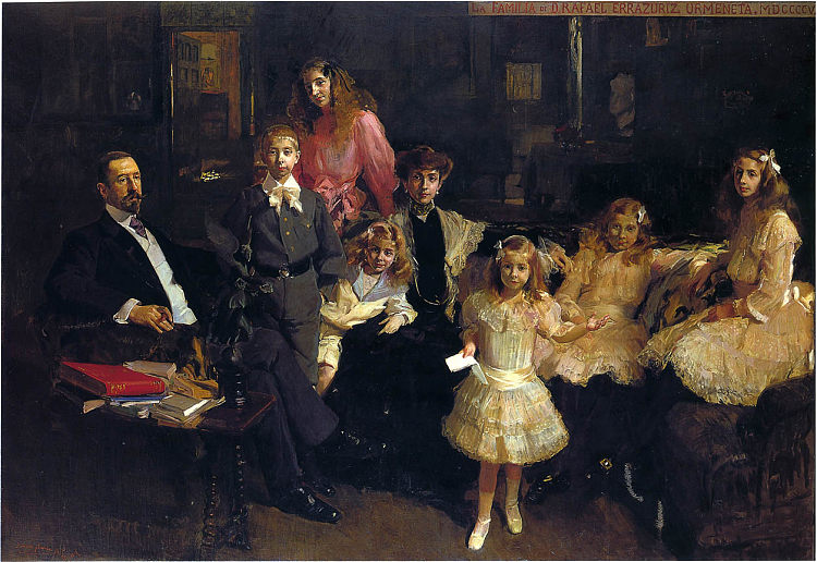 埃拉特鲁里兹家庭旅馆 Family Eratruriz (1905; Spain  )，华金·索罗拉