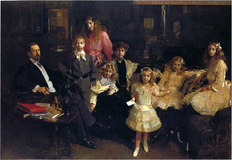 埃拉特鲁里兹家庭旅馆 Family Eratruriz (1905; Spain  )，华金·索罗拉