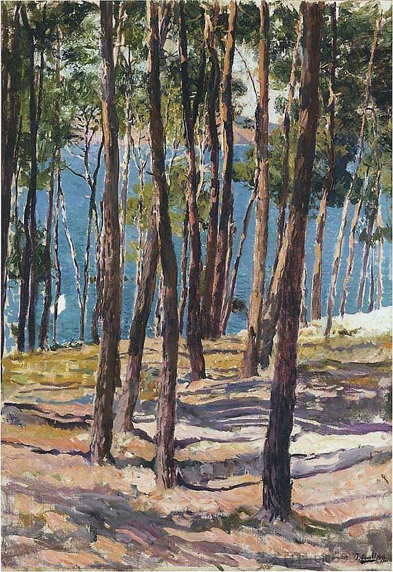 松树 Pine Trees (1902; Spain  )，华金·索罗拉