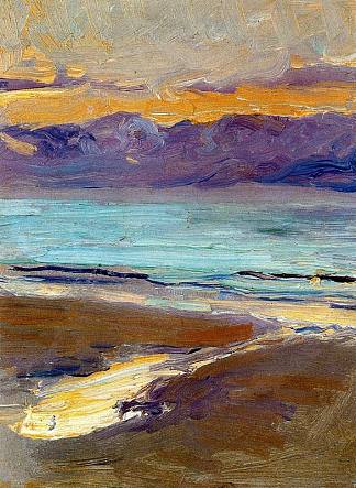 海滨 Seashore (1906; Spain                     )，华金·索罗拉