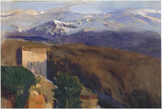 内华达山脉， 格拉纳达 Sierra Nevada, Granada (1917; Spain                     )，华金·索罗拉