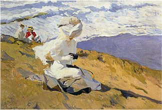 比亚里茨快照 Snapshot at Biarritz (1906)，华金·索罗拉