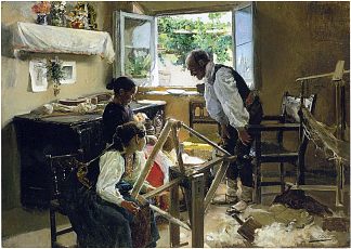 哺乳的孩子 The suckling child (1894; Spain                     )，华金·索罗拉