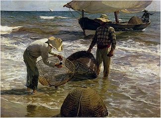 巴伦西亚渔民 Valencian fisherman (1897; Spain                     )，华金·索罗拉