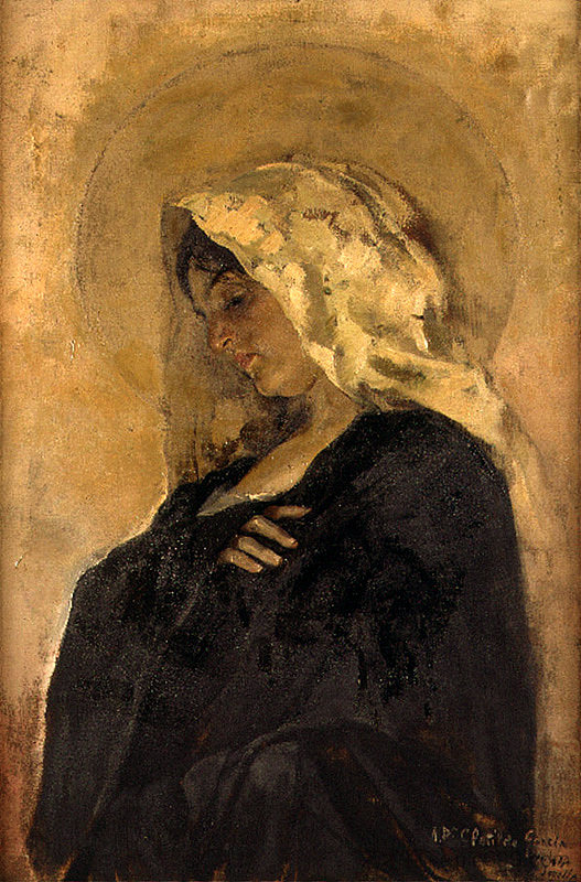 圣母玛利亚 Virgin Mary (1887; Spain  )，华金·索罗拉