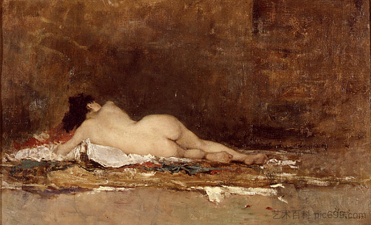 裸 Nude (1871)，华金·阿格拉索