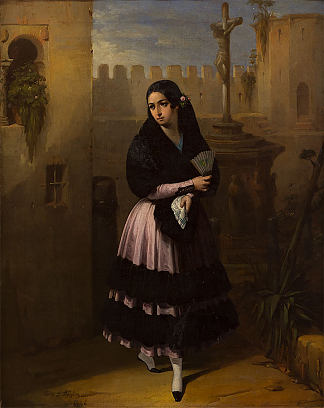塞维利亚女人 Sevillian Woman，华金·多明格斯·贝克尔
