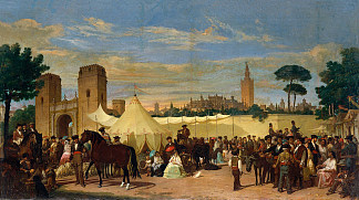 塞维利亚博览会 The Seville Fair (1867)，华金·多明格斯·贝克尔