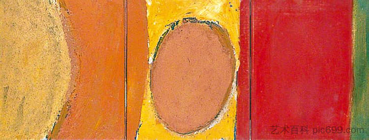 三联画3A号 Triptych No. 3A (1960)，乔·蒂尔森