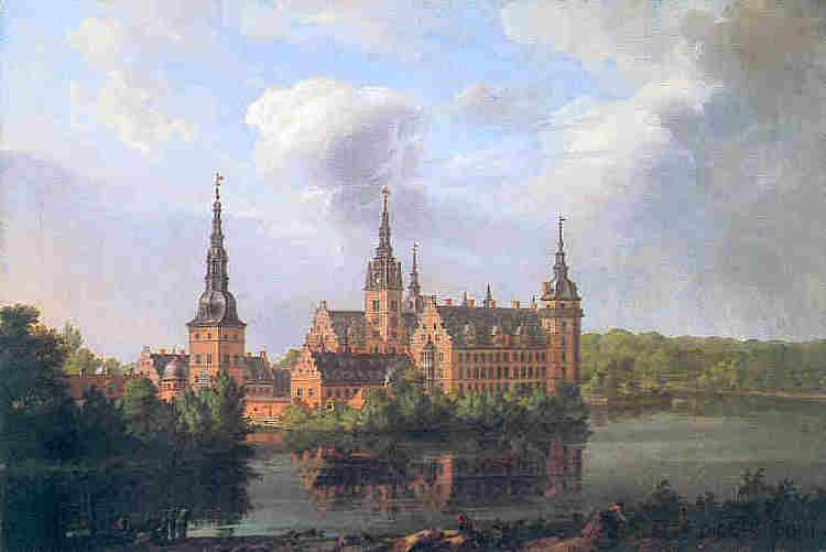 腓特烈堡城堡 Frederiksborg Castle (1814)，约翰·克里斯蒂安·代赫勒