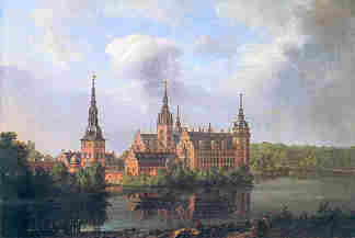 腓特烈堡城堡 Frederiksborg Castle (1814)，约翰·克里斯蒂安·代赫勒