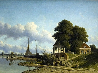 在埃尔舒特太阳 At Elshout Sun (1850 – 1854)，扬·亨德里克·魏森布鲁赫