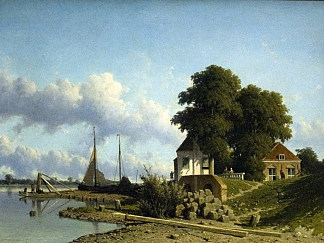 在埃尔舒特太阳 At Elshout Sun (1850 – 1854)，扬·亨德里克·魏森布鲁赫