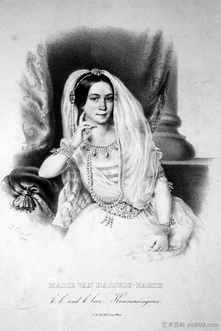 哈瑟尔特-巴特的安娜·玛丽亚·威廉明 Anna Maria Wilhelmine van Hasselt-Barth (1842)，约翰·浸信会克拉罗