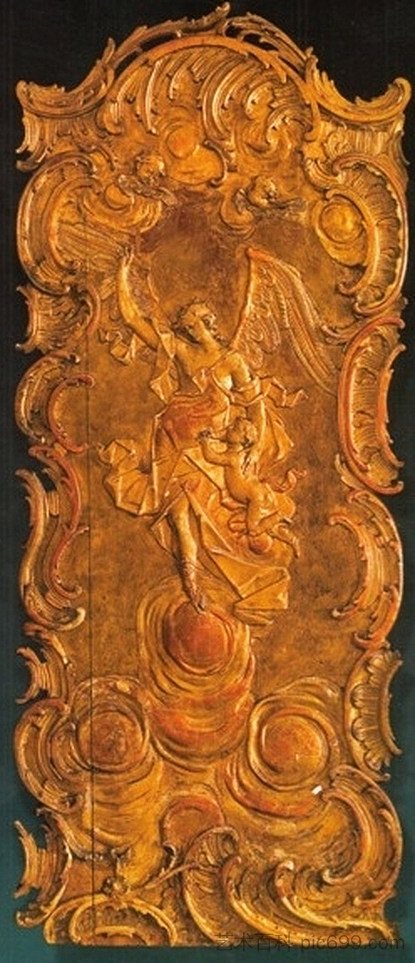 守护天使 Guardian angel (c.1750; Buchach,Ukraine  )，约翰·格奥尔·品泽尔