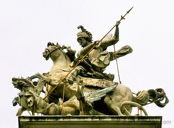 圣乔治 Saint George (c.1760)，约翰·格奥尔·品泽尔