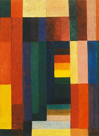 水平垂直 Horizontal Vertical (1915)，约翰内斯·伊顿