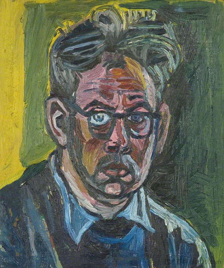 自画像 Self Portrait (1953)，约翰·布拉特比