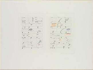 乐谱无部分（梭罗40幅画）/十二俳句 Score Without Parts (40 Drawings by Thoreau)/Twelve Haiku (1978)，约翰凯奇