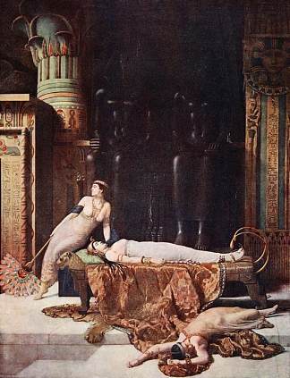 克利奥帕特拉之死 The Death of Cleopatra (1910)，约翰·柯里尔